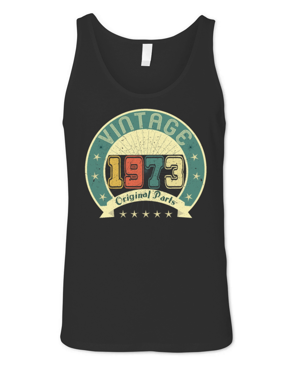 vintage 1973 46th birthday gift Unisex Jersey Tank