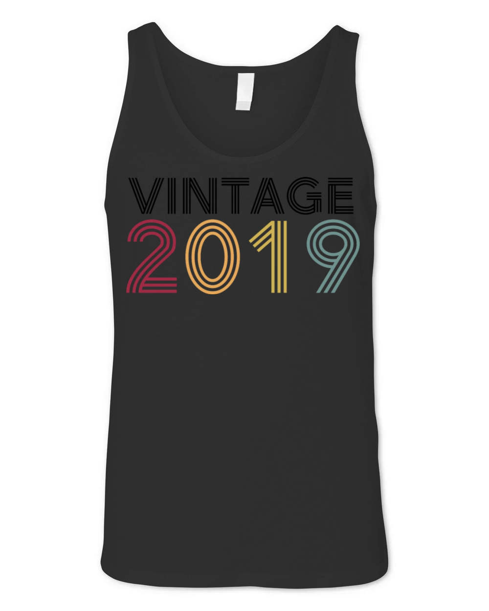 Vintage 2019 Unisex Jersey Tank