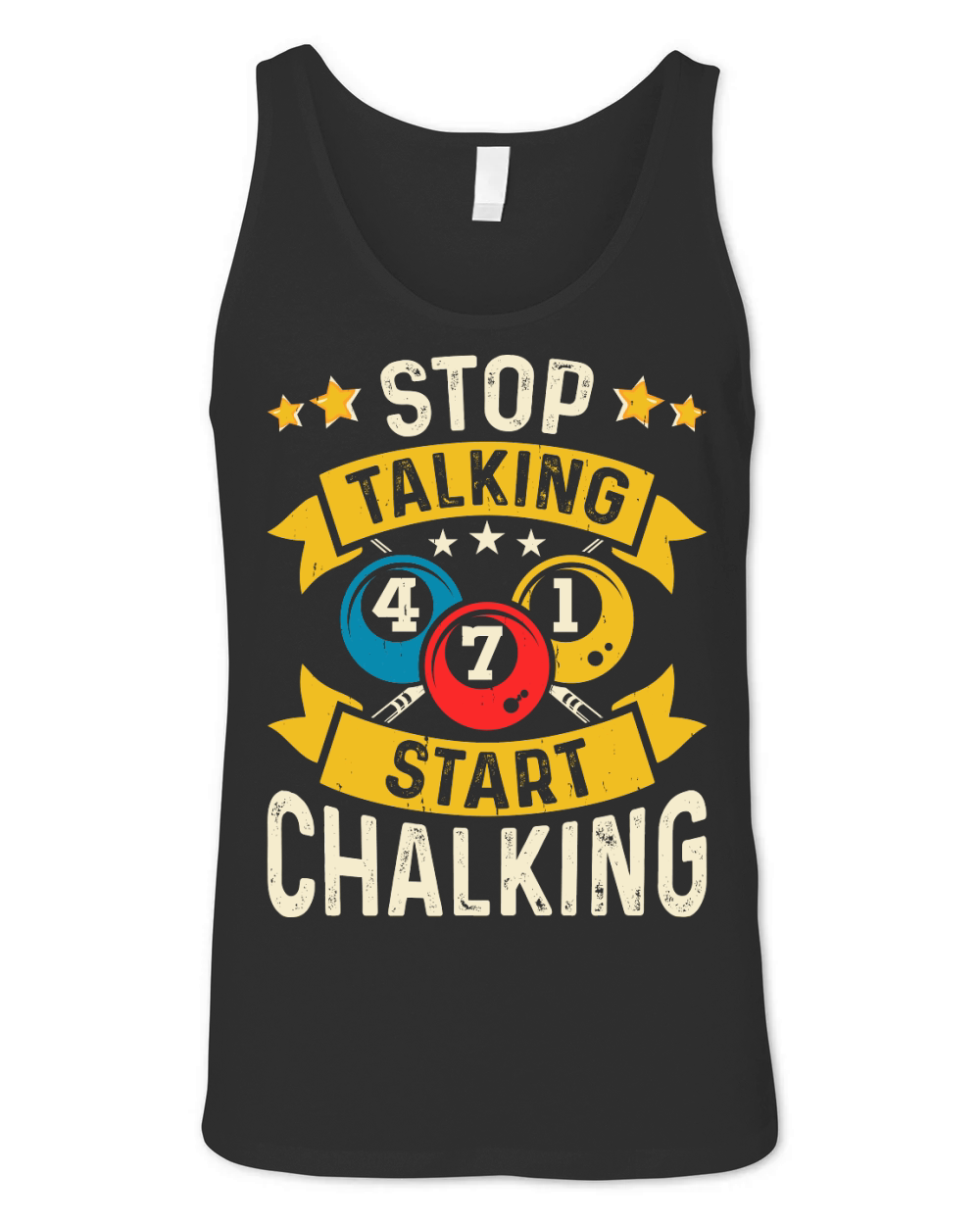 Vintage Pool Player Unisex Jersey Tank