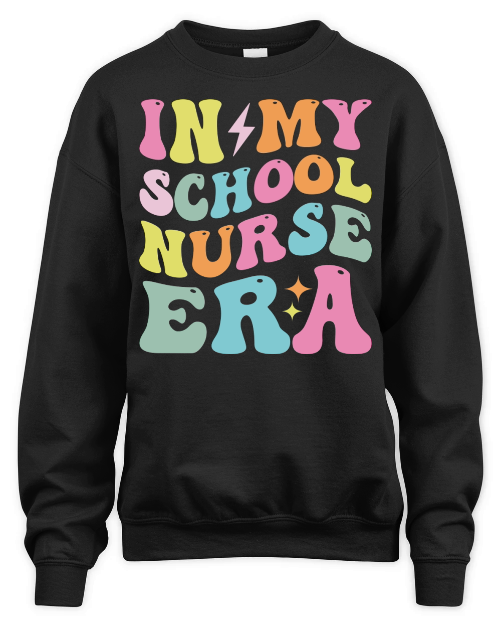In My School Nurse Era 3 Unisex Premium Crewneck Sweatshirt