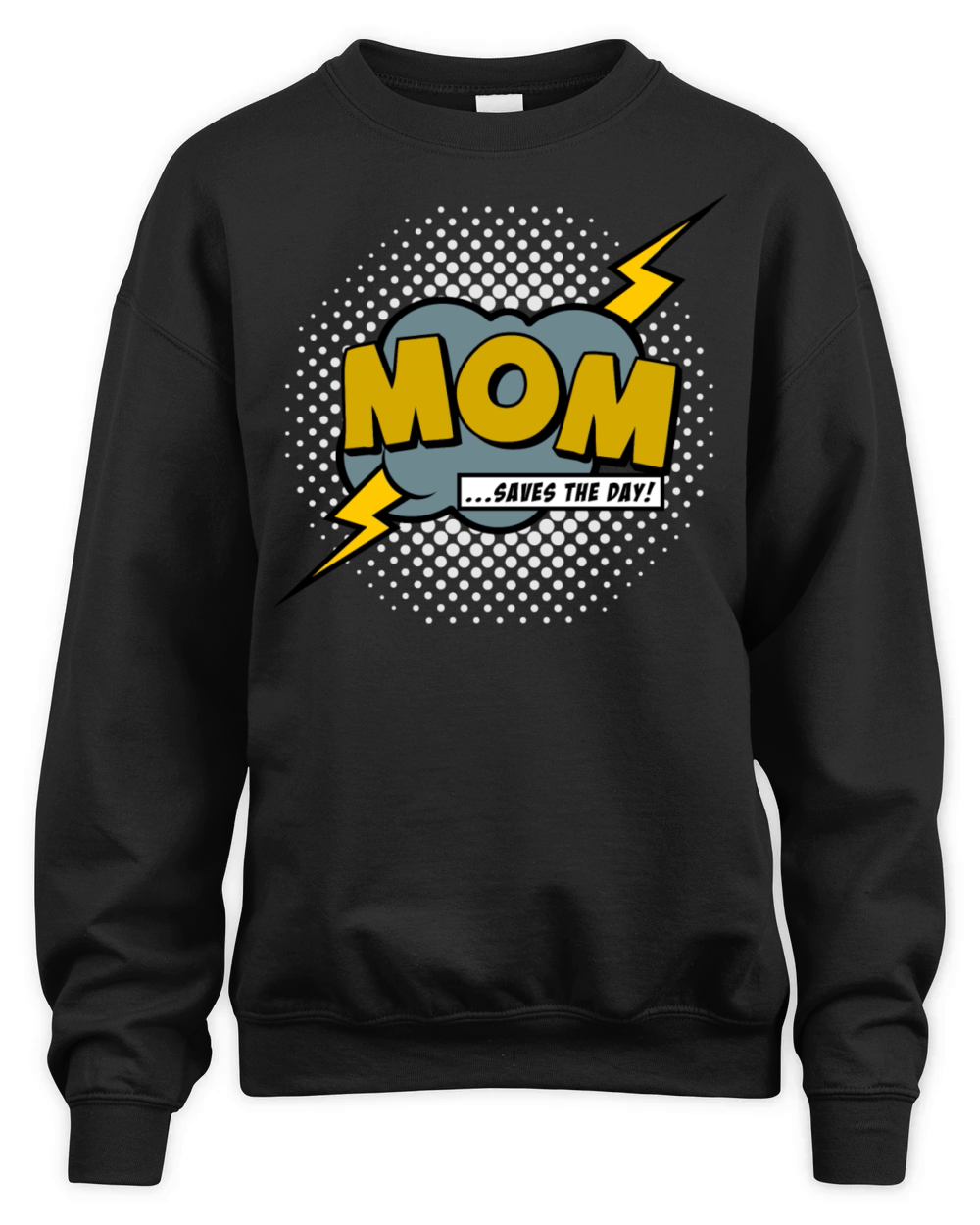 Mom saves the day Unisex Premium Crewneck Sweatshirt