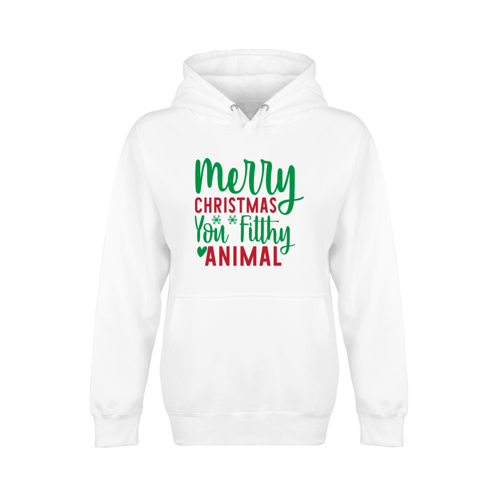 Merry Christmas You Filthy Animal Unisex Premium Pullover Hoodie