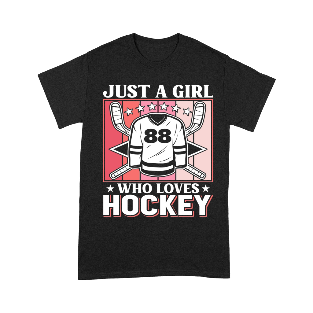 Just a Girl who Loves Hockey Unisex T-Shirt