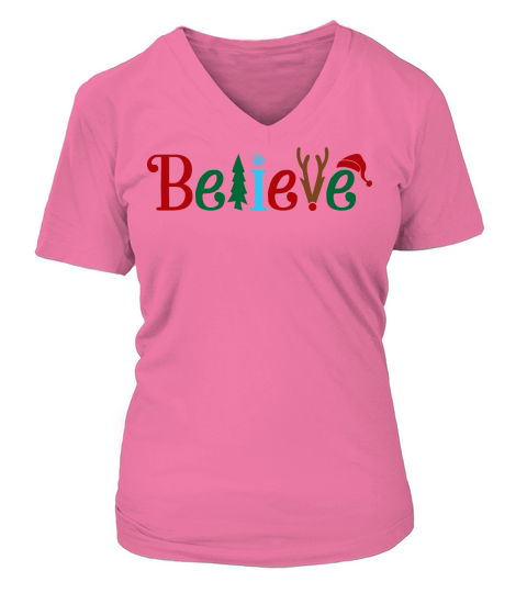 Believe 4 V-neck T-Shirt Woman