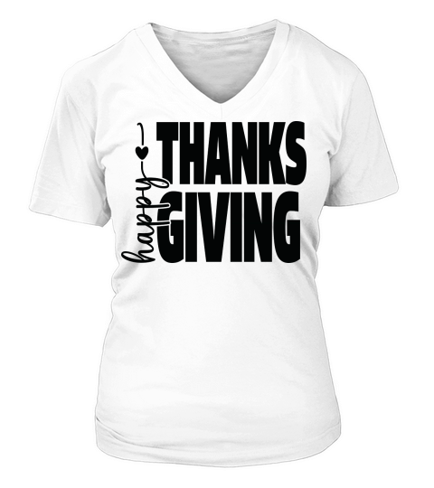 Happy Thanksgiving 02 V-neck T-Shirt Woman