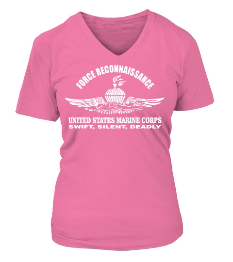 US Marine Force Recon T-Shirt V-neck T-Shirt Woman