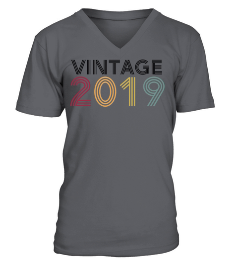 Vintage 2019 V-Neck T-shirt