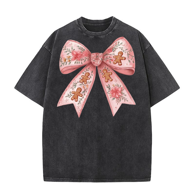 Christmas Coquette 18 Washed T-Shirt