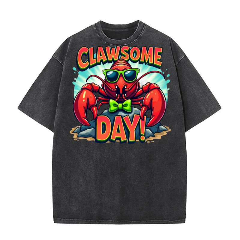 Clawsome Day! Washed T-Shirt