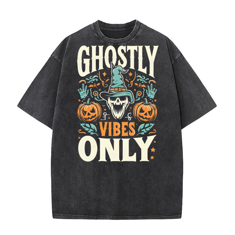 Ghostly Vibes Only 1.01 Washed T-Shirt