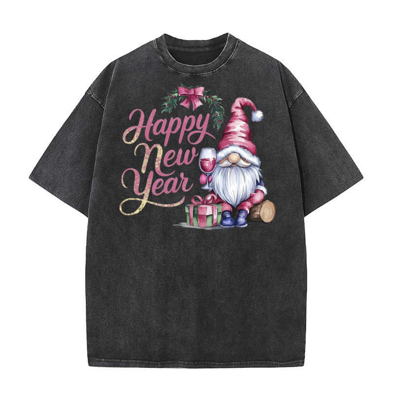 Happy new year 3 Washed T-Shirt