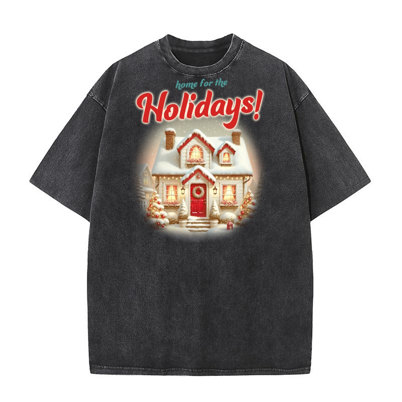 Home for the Holidays Washed T-Shirt