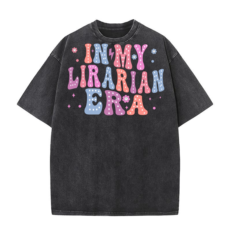In My Librarian Era Washed T-Shirt