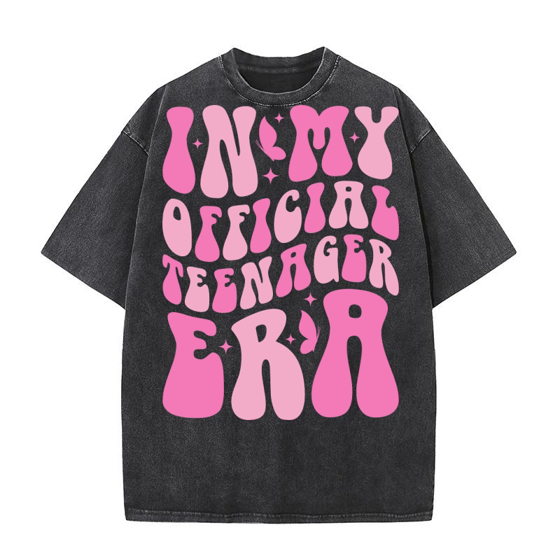 In My Official Teenager Era Washed T-Shirt