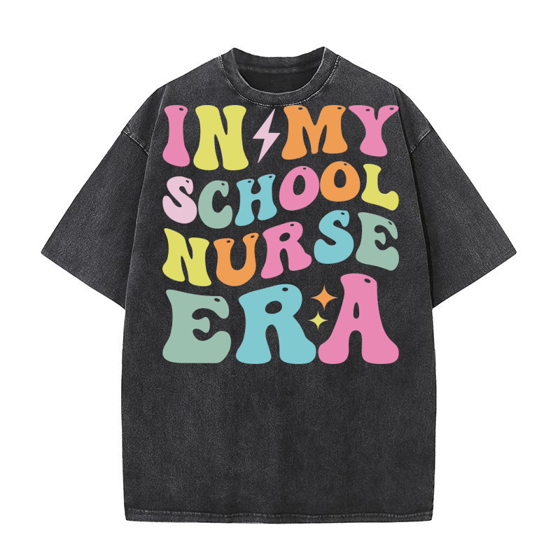 In My School Nurse Era 3 Washed T-Shirt