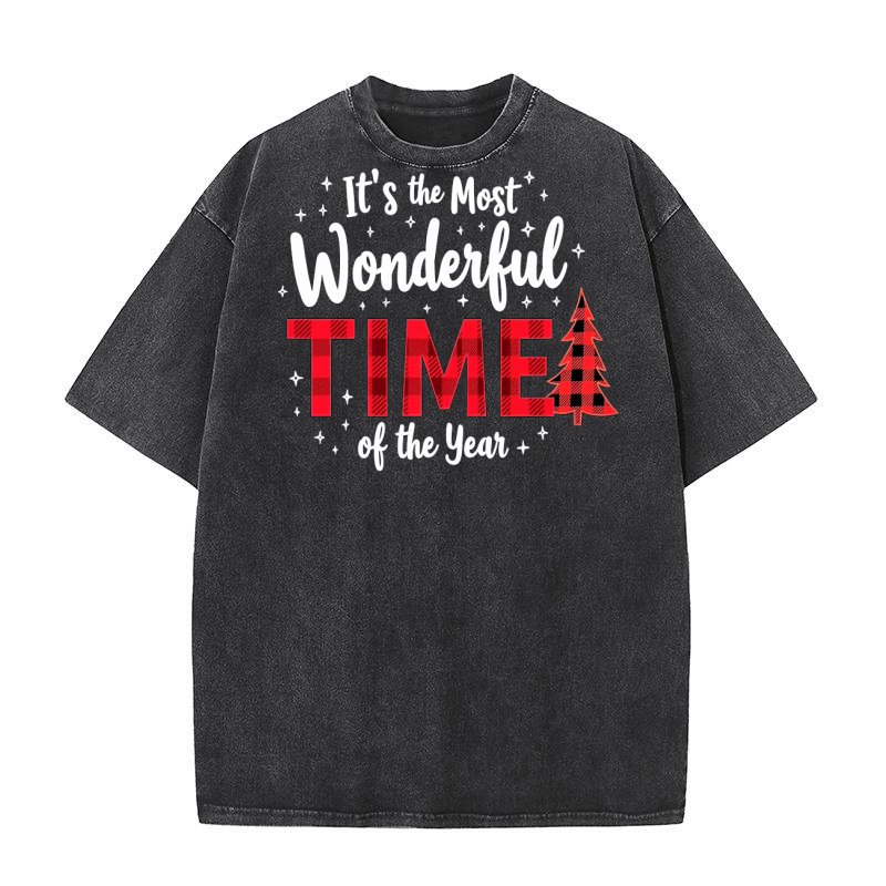Its the most wonderful time of the year 3 Washed T-Shirt