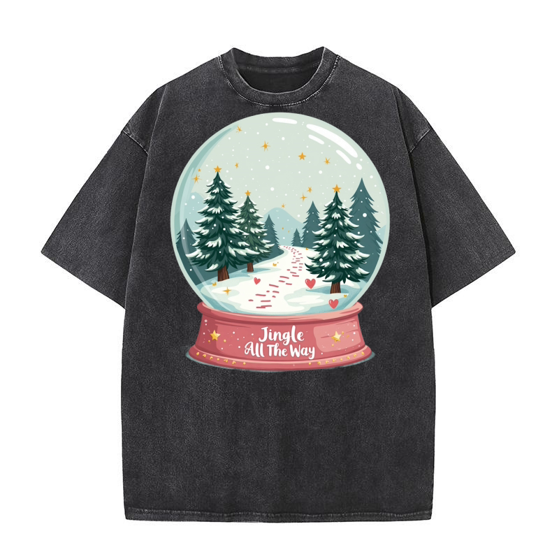 Jingle all the way Washed T-Shirt