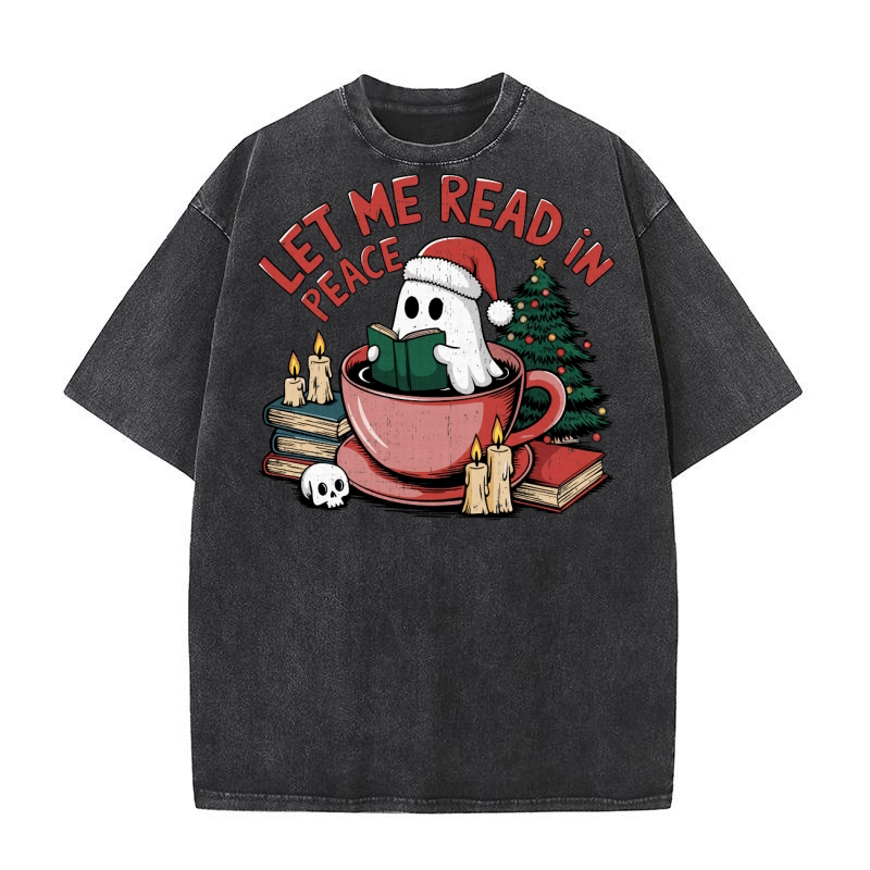 LET ME READ IN PEACE 8 Washed T-Shirt