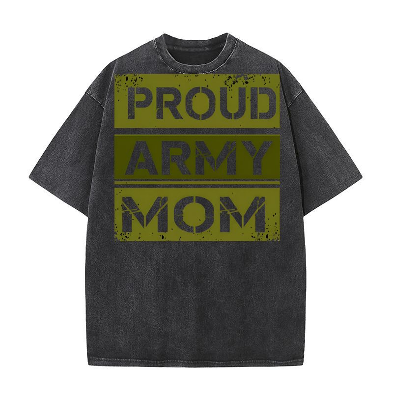 Proud Army Mom 02 Washed T-Shirt