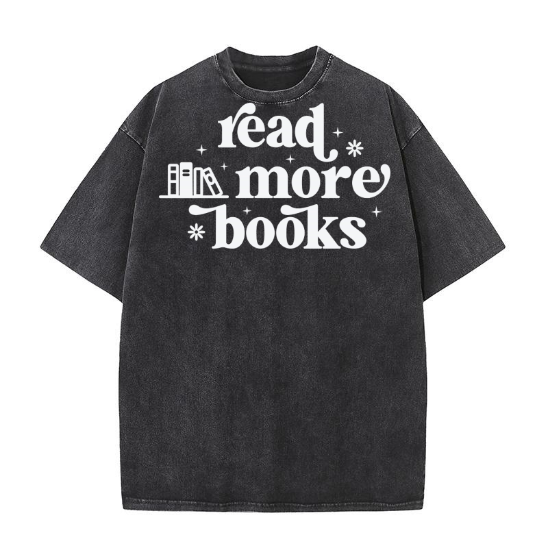 Read More Books 3White Washed T-Shirt