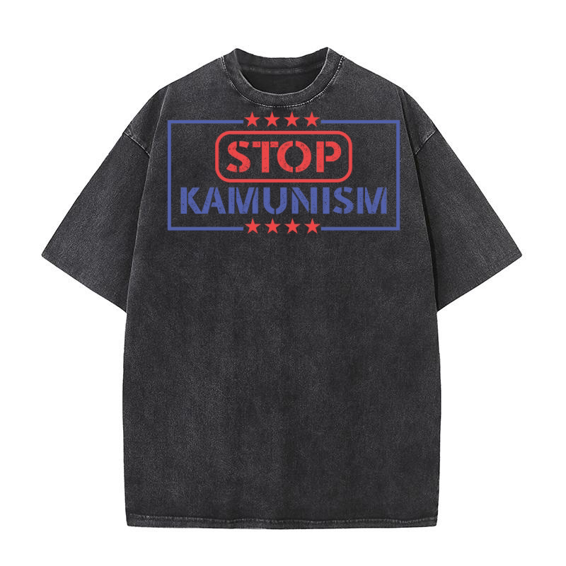 STOP KAMUNISM Washed T-Shirt