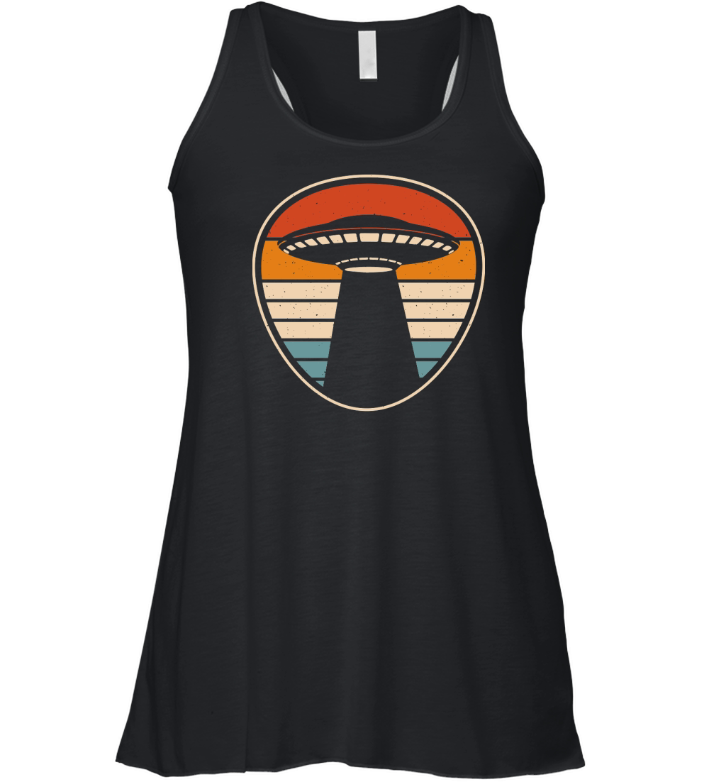 Vintage UFO Alien 12 Women's Flowy Tank Top