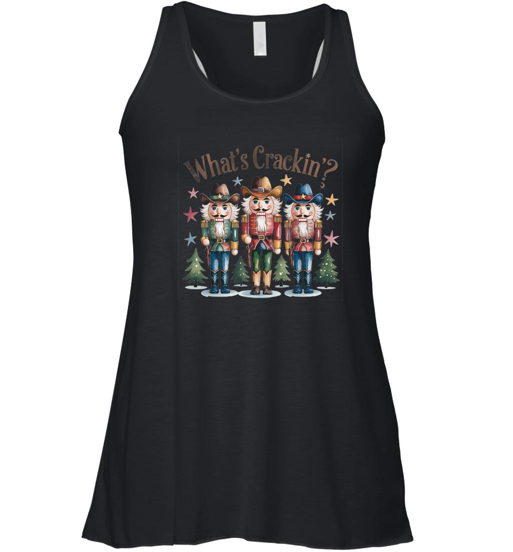 Whats Crackin Vintage Christmas 02 Women's Flowy Tank Top