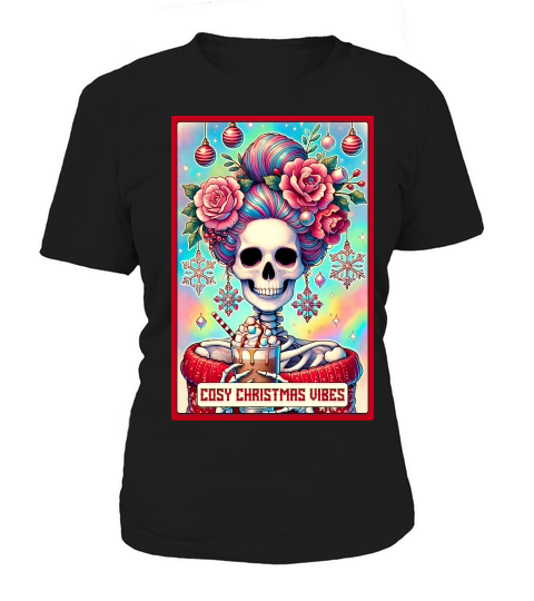 12.Christmas Skeleton Taro Cards Bundle Women's T-Shirt