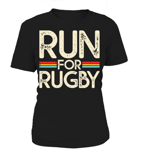 Vintage Rugby Player run for rugby Women's T-Shirt