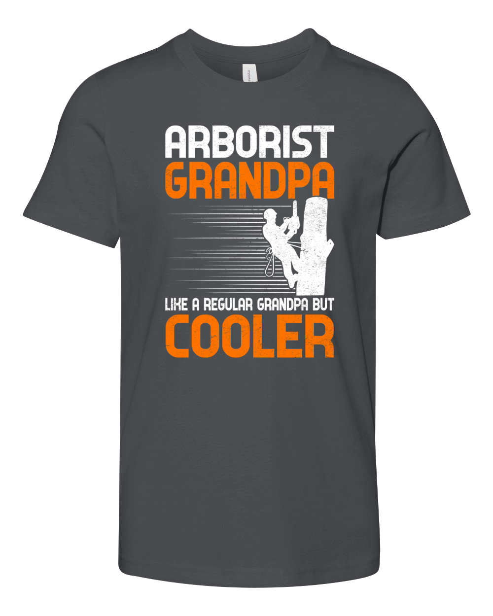 Arborist Grandpa Like A Regular Grandpa But Cooler (10) Youth Unisex Jersey Tee