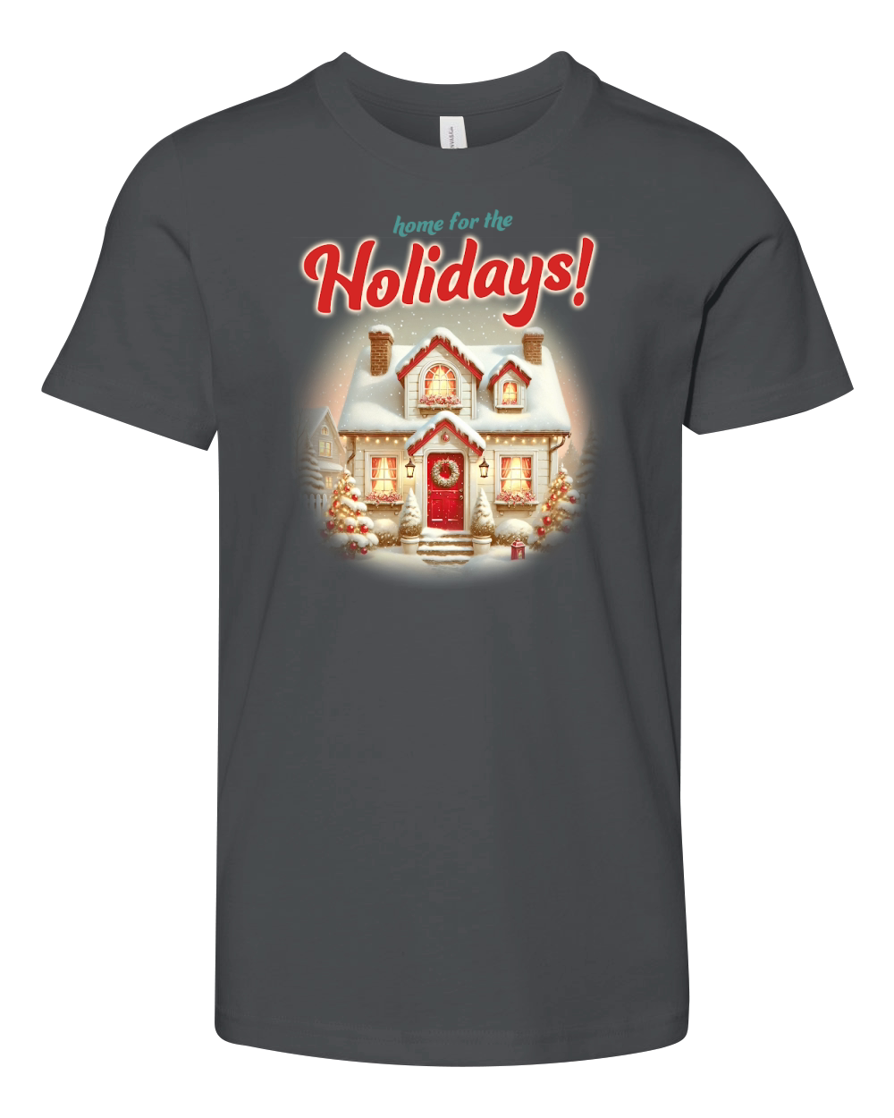 Home for the Holidays Youth Unisex Jersey Tee