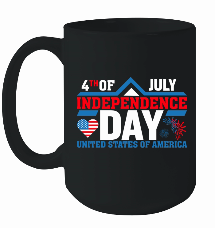 4th of July Independence Day 03 Ceramic Mug