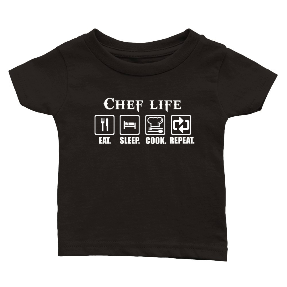 Chef pastry chef swedish chef chef muppets swedi Classic Baby Crewneck T-shirt