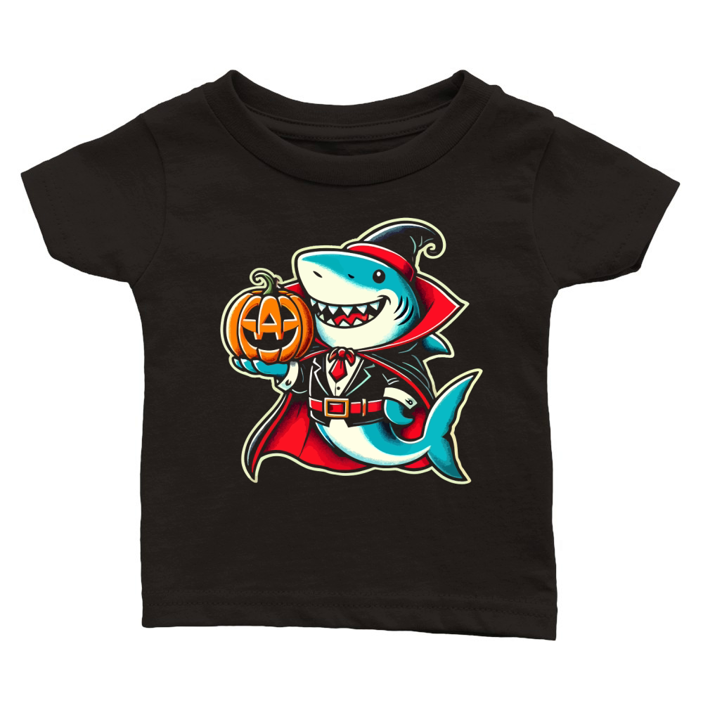 Shark and pumpkins Classic Baby Crewneck T-shirt