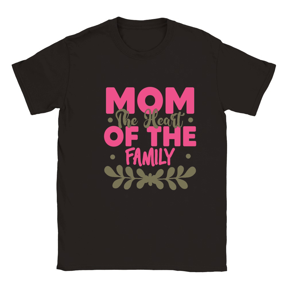 Mothers Day   Mom The Heart Of The Family Classic Kids Crewneck T-shirt