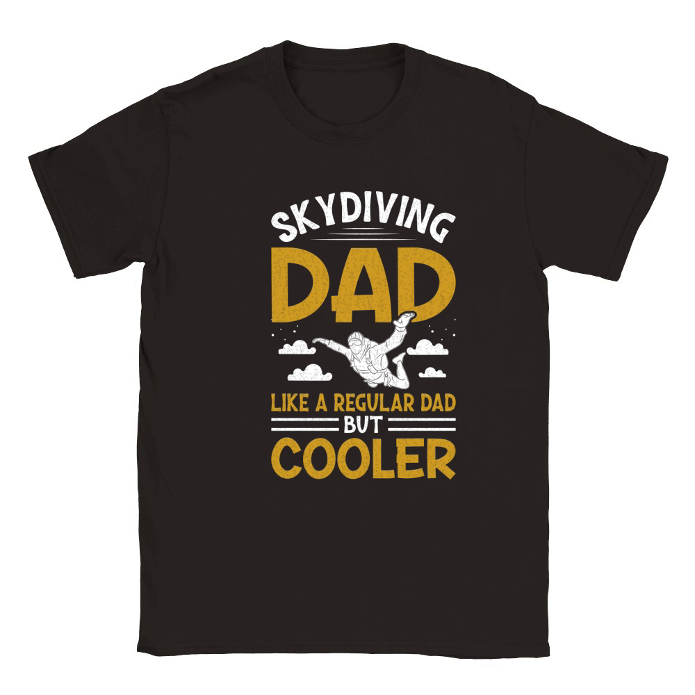 Skydiving dad like a regular dad but cooler 07 Classic Kids Crewneck T-shirt