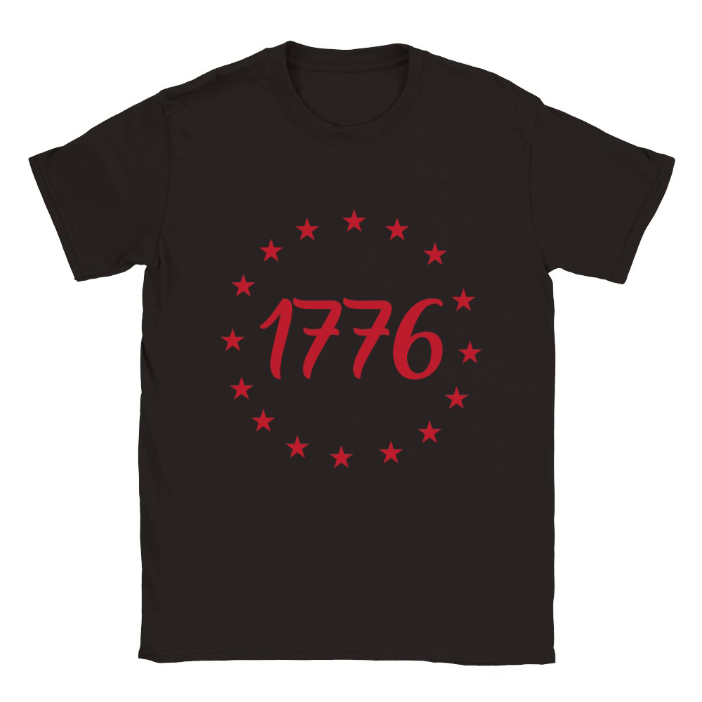 Vintage 4th July 1776 Classic Kids Crewneck T-shirt