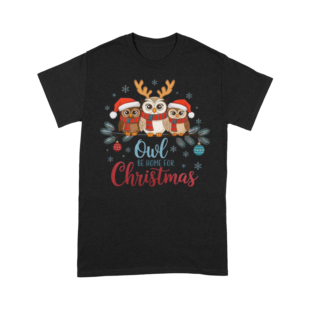 Owl Be Home for Christmas Comfort T-shirt