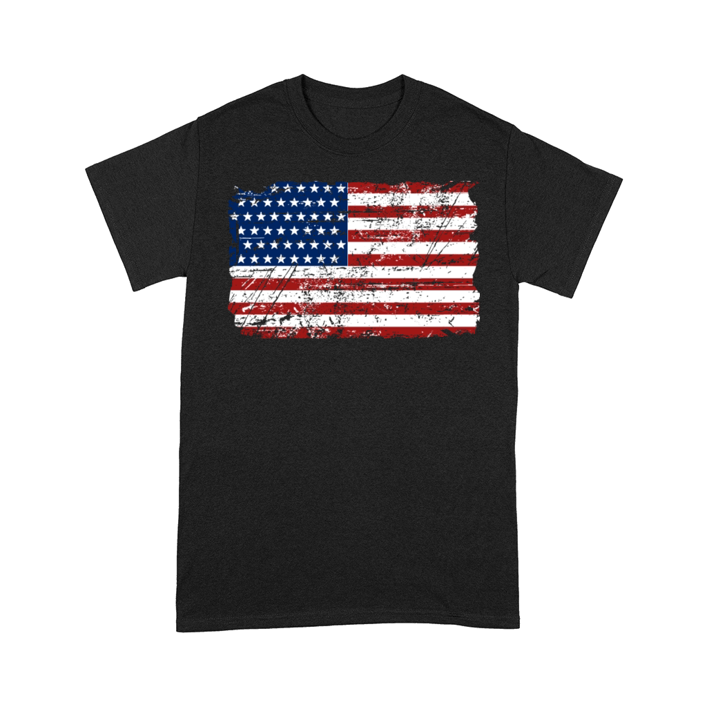 USA Flag - Vintage Look Comfort T-shirt