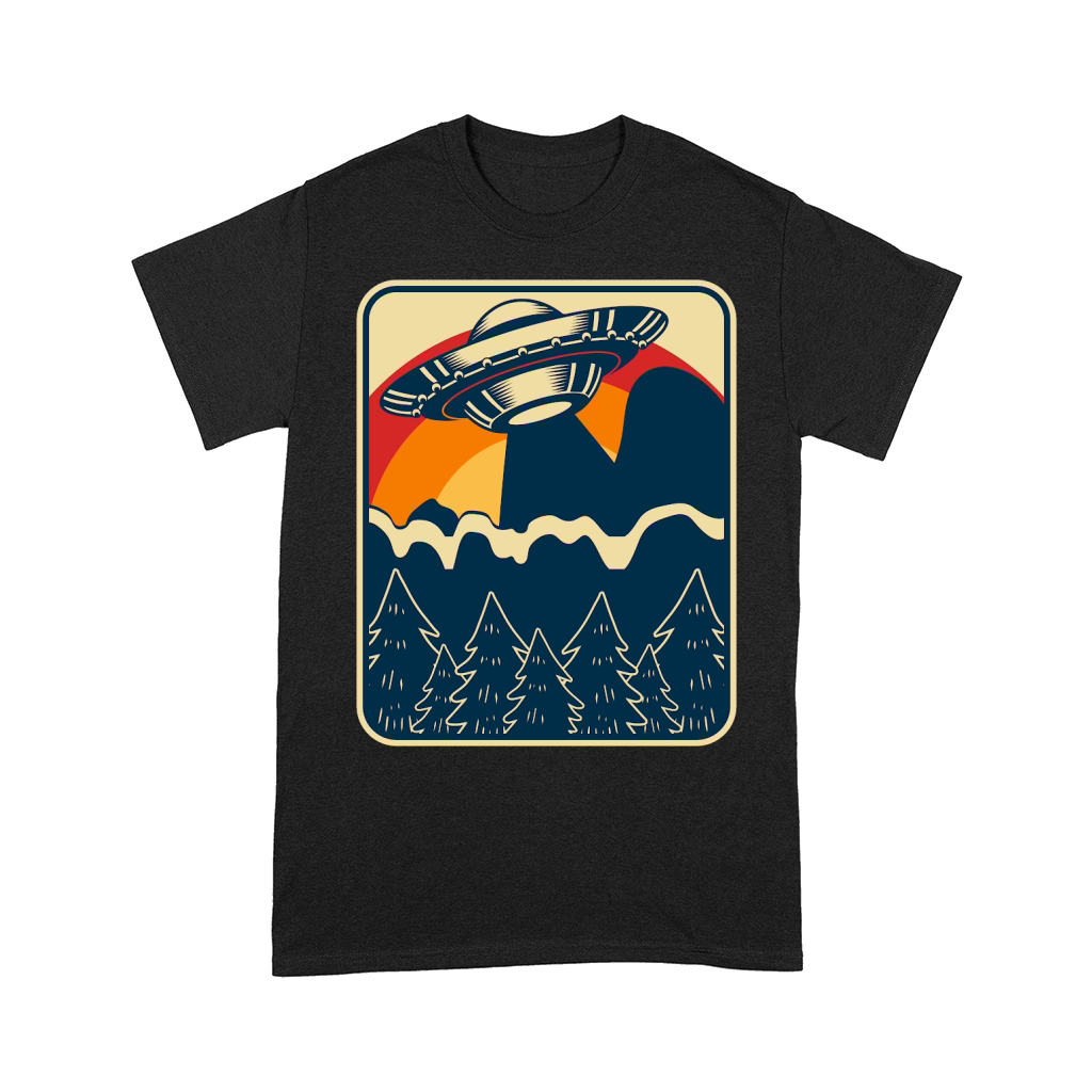 Vintage UFO Alien mountain 2 Comfort T-shirt