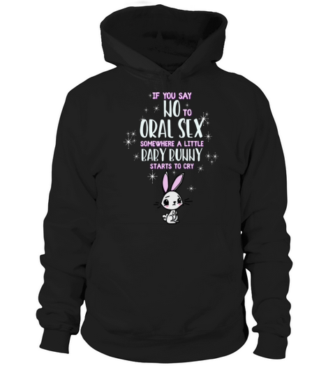 Cute Baby Rabbit Oral Sex Hoodie Unisex