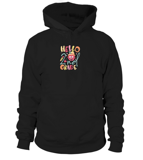 Hello 2nd grade Hoodie Unisex
