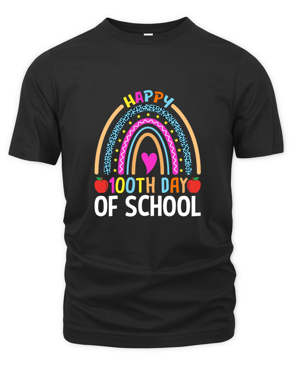 100 Days of School 4 04 Organic Unisex T-shirt