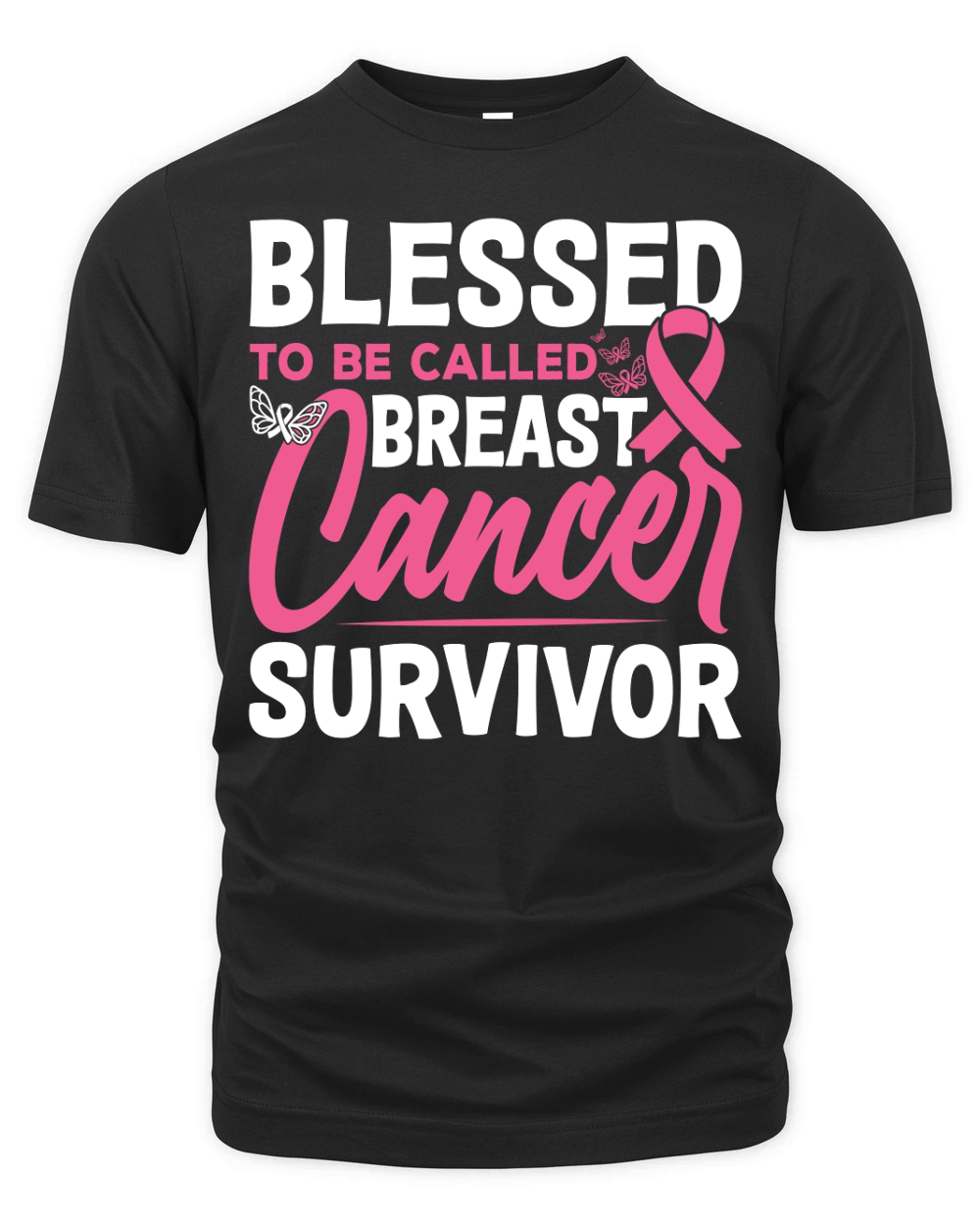 Blessed to be called a Breast cancer survivor 2 Organic Unisex T-shirt