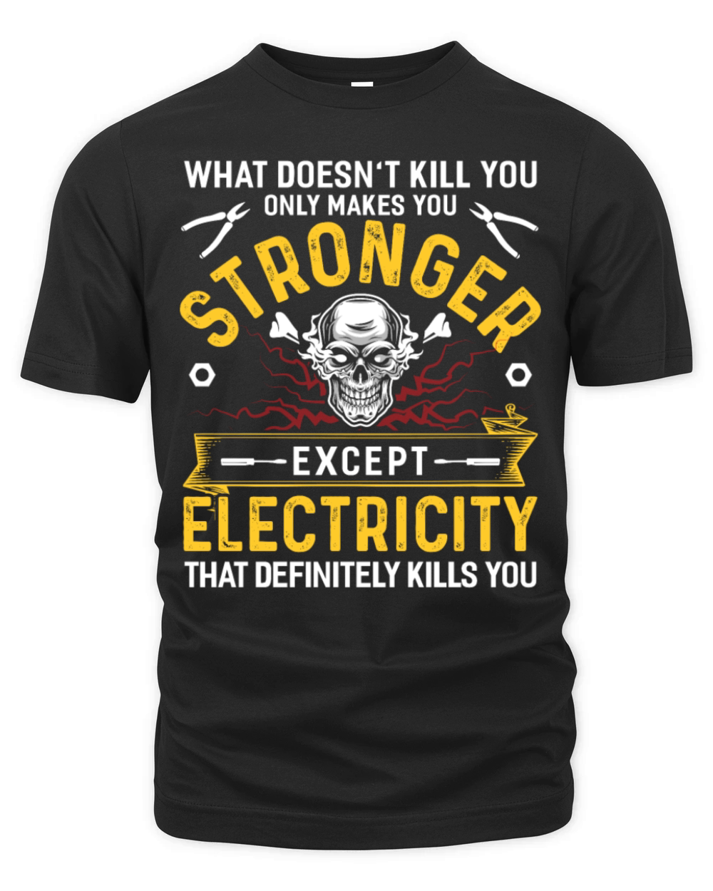 Electrician Electricity Electronics Electric Gift Organic Unisex T-shirt