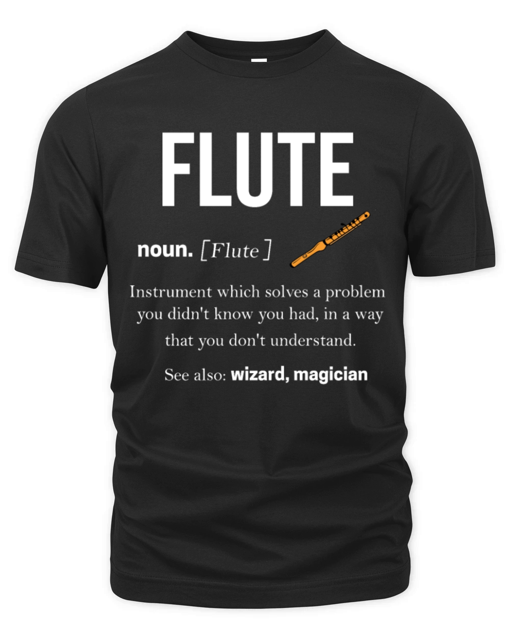 Flute Girl Flute Tenor Flute Clarinet Organic Unisex T-shirt