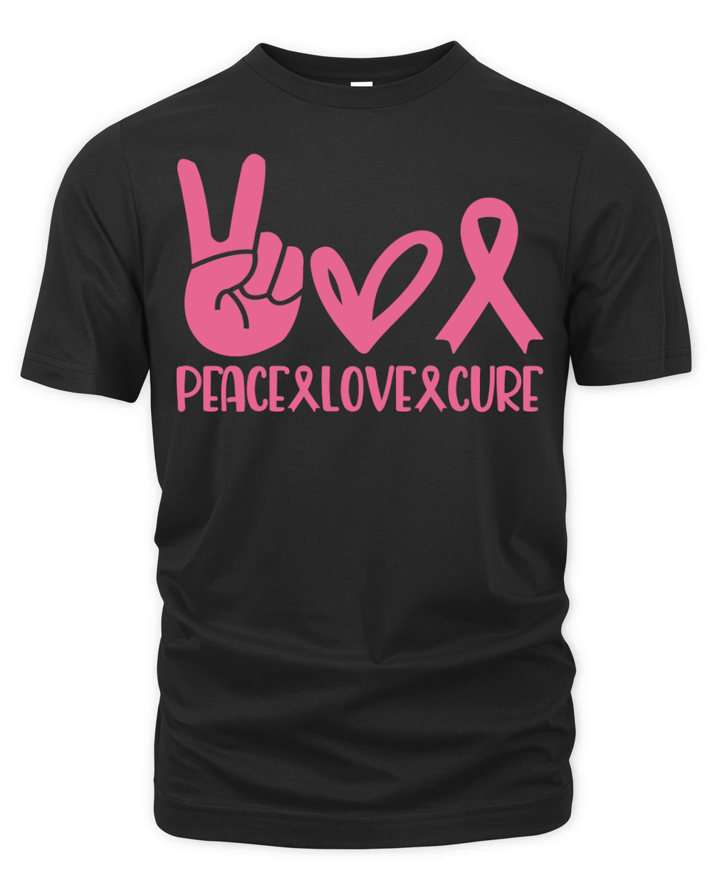 Peace Love Cure Organic Unisex T-shirt