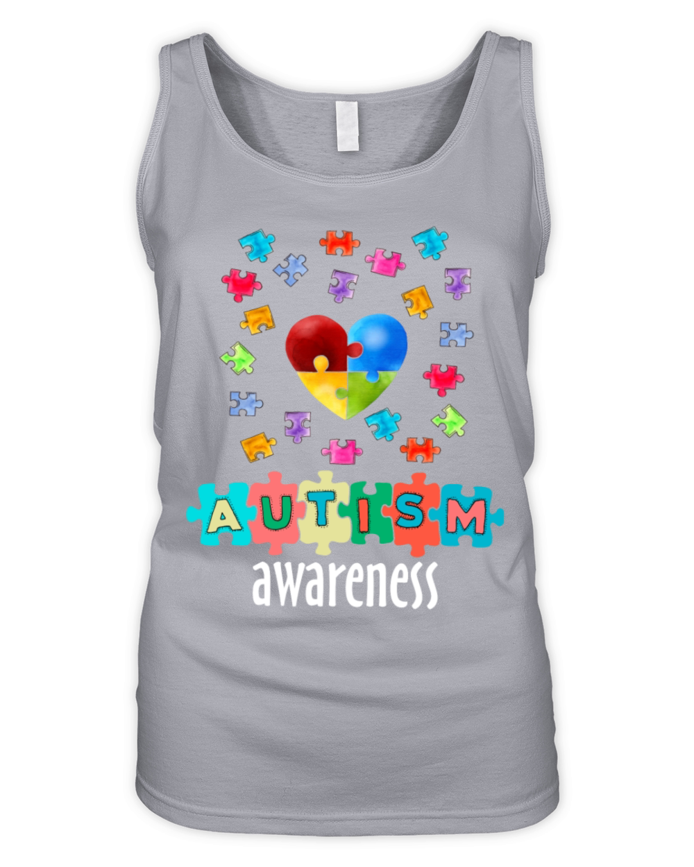 Autism Awareness Month Organic Women's Tank Top