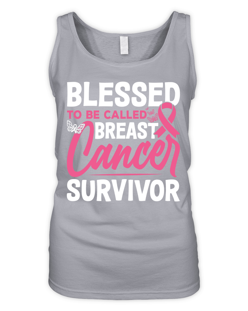 Blessed to be called a Breast cancer survivor 2 Organic Women's Tank Top