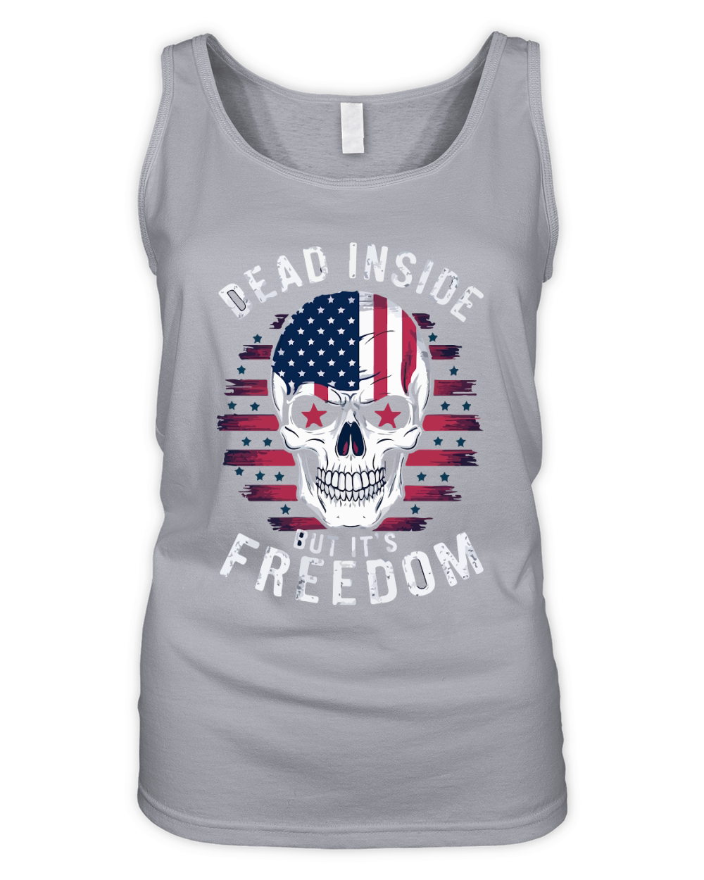 Dead inside but its freedom 04 Organic Women's Tank Top